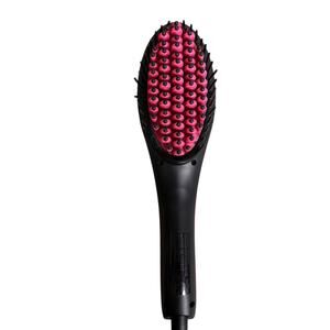 Simply Straight Ceramic Electronic Straightening Brush Black/Pink Hair SSMC4